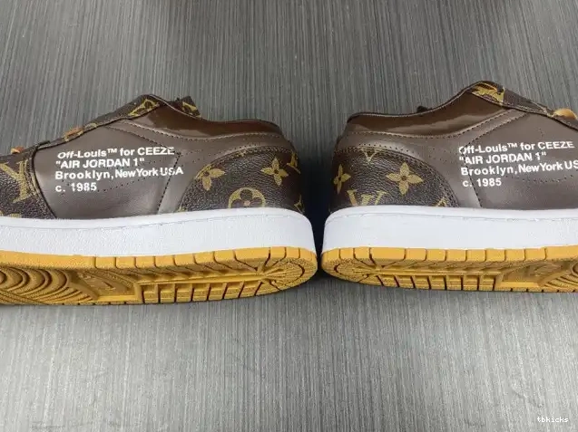 Reps TBK Jordan AJ1 1 x Off-Louis Air LOW OW 0625